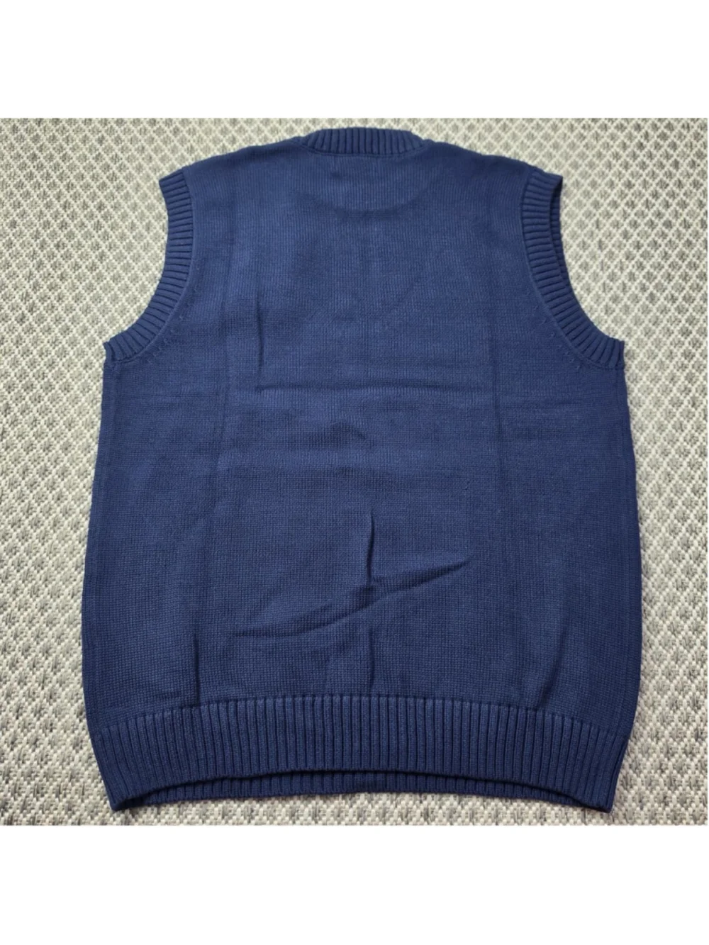 NWT Polo Ralph Lauren Men’s M American Flag Cotton Cashmere Sweater Vest Navy